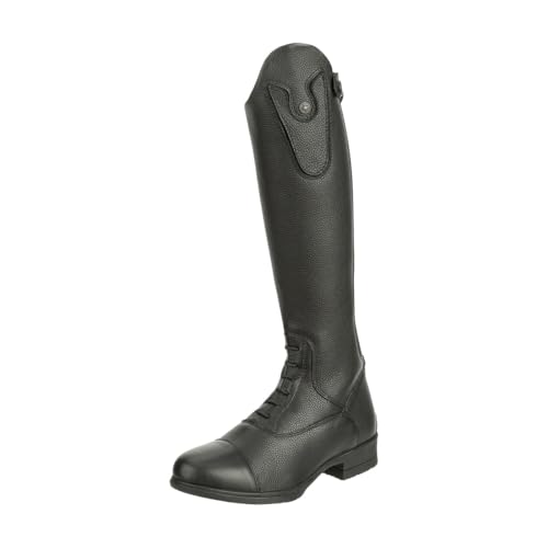 SUEDWIND© Winter-Reit-Stiefel »Nova Fun Convertible Winter« | Rindsleder | Teddyfell | Glitzer austauschbar | Kinder Jugend Boots | Schwarz - SN 39 von SUEDWIND FOOTWEAR
