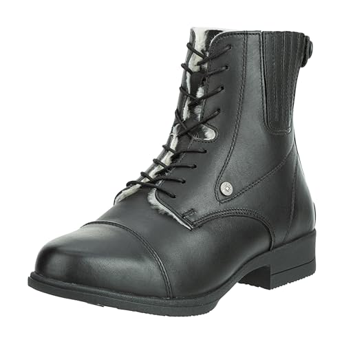 SUEDWIND© Stiefelette »ICELOCK MERINO BZ LACE« mit Reißverschluss | Winter Boots | Echt-Leder | Reitschuh mit MERINO | Icelock© Sohle | Wasserabweisend | Tolle Passform | Schwarz in Gr. 38 von SUEDWIND FOOTWEAR