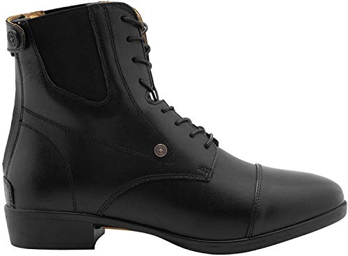 »ADVANCED II BZ LACE« Reit-Stiefelette mit Reißverschluss von SUEDWIND© | Rindsleder Schlüpf-Schuh mit Schnürung | Tolle Passform | OrthoLite© Sohle für maximalen Komfort | Boots | Schwarz Gr. 37 von SUEDWIND FOOTWEAR