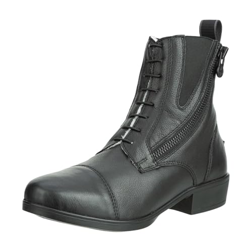 SUEDWIND FOOTWEAR Damen Winter-Reitstiefeletten ADVANCED II SZ SOFT WINTER – Leder Chelsea Boots – Reit- & Freizeit-Stiefeletten mit Reißverschluss, Kunstfell & Gummisohle – Schwarz – Gr. 36 von SUEDWIND FOOTWEAR