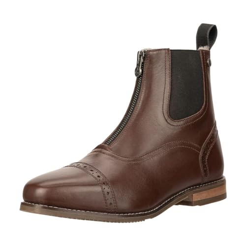 SUEDWIND FOOTWEAR Florentina FZ Merino Stiefelette - Italienisches Rindsleder – Winterschuh mit Lammfell - Karreeleisten - Fellsohle - Handarbeit - Braun 40 von SUEDWIND FOOTWEAR