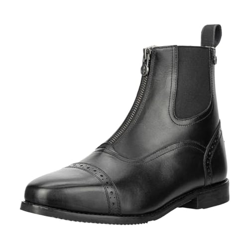 SUEDWIND FOOTWEAR Florentina FZ Merino Stiefelette - Italienisches Rindsleder – Winterschuh mit Lammfell - Karreeleisten - Fellsohle - Handarbeit - Schwarz 38 von SUEDWIND FOOTWEAR