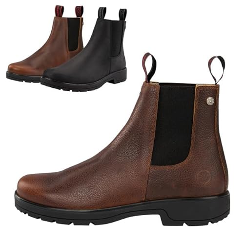 SUEDWIND FOOTWEAR Stiefelette »1888 Chelsea« Made in Portugal | Komfort-Einlegsohle | Robustes Nubuk Oberleder | Schuh mit Lederfutter | Outdoor Boots, Gassigehen, Stall, Reiten - Braun 41 von SUEDWIND FOOTWEAR