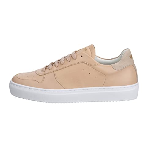 Suedwind® Sneaker Copenhagen - Handmade in Portugal - Premium-Qualität - Kalbsleder aus Italien - Hautverträglich & Atmungsaktiv, Unisex für Damen und Herren, Creme in Gr. 37 von SUEDWIND FOOTWEAR