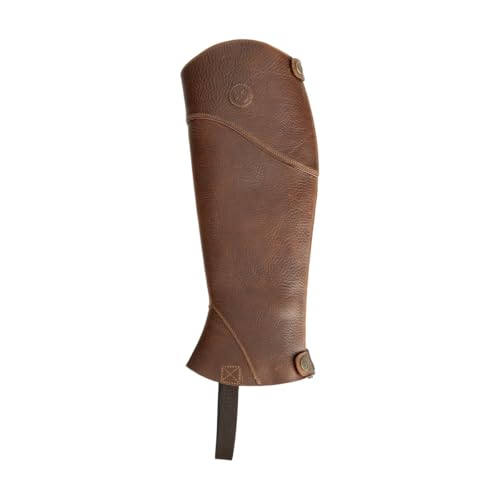 Suedwind Chaps für Damen Amaron Chap – Reitchaps aus Leder – Chapsletten in klassischem Stil – robust & strapazierfähig – Reitletten mit YKK-Zipper & Elastikeinsatz – chocolate – ST von SUEDWIND FOOTWEAR