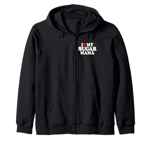 ICH LIEBE MEINE ZUCKERMAMA ICH LIEBE MEINE ZUCKERMAMA MAMA Kapuzenjacke ICH LIEBE MEINE ZUCKERMAMA ICH LIEBE MEINE ZUCKERMAMA MAMA Kapuzenjacke von SUGAR MOMMY LOVE TEES