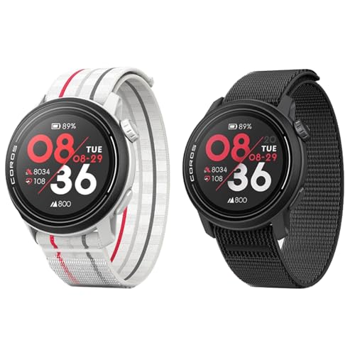 SUGARJAR 22MM Sport Nylon Armband mit COROS PACE 3 /APEX PRO/2 PRO/APEX 46mm für Damen Herren von SUGARJAR