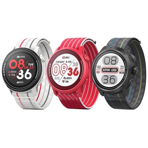 SUGARJAR 22MM Sport Nylon Armband mit COROS PACE 3 /APEX PRO/2 PRO/APEX 46mm für Damen Herren von SUGARJAR