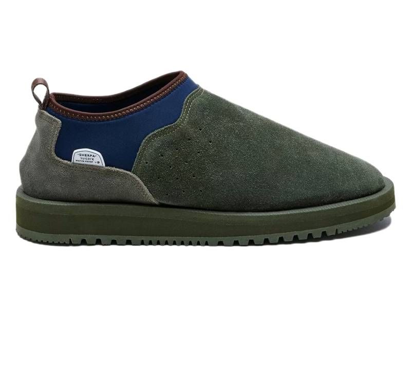 SUICOKE Unisex RON – Mid-Boot mit Vibram-Außensohle OG-073MWPAB-MID Grün/Blau von SUICOKE