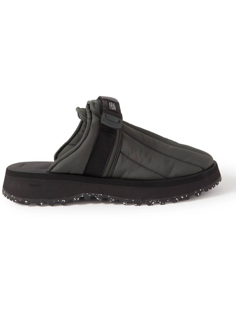 SUICOKE - ZAVO-PUFFab Padded Quilted Shell Mules - Men - Black - US 7 von SUICOKE