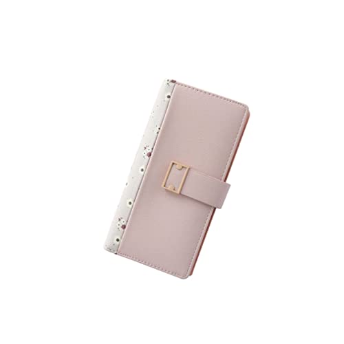 SUICRA Damen Geldbörse Brieftasche Damen Lange einfache Farbe Einfache Schüler Brieftasche Multi-Card Großkapazität Reißverschluss Clutch Geldbörsen für Frauen von SUICRA