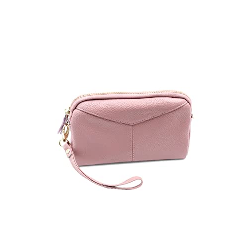 SUICRA Damen Geldbörse Frauen Echtes Leder Thread Designer Cindhide Zipper Handy Handtasche Münze Geldbörse Wallet Kartenhalter Geld Taschen von SUICRA