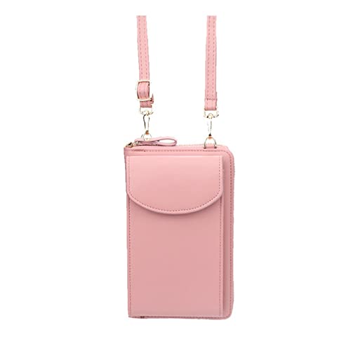 SUICRA Damen Geldbörse Frauen Geldbörse Schulter Mini Leder Taschen Riemen Mobiltelefon Große Kartenhalter Brieftasche Handtasche Geld Taschen Mädchen Kleine Taschen von SUICRA