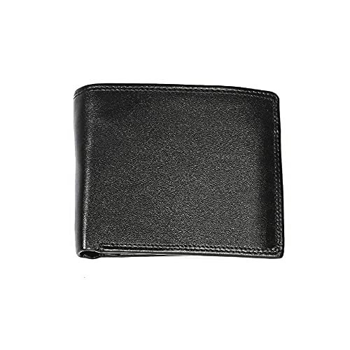 SUICRA Damen Geldbörse Frauen Kurze Brieftaschen Haspe-Unisex-Karte Top-Geldbörse-Münze, Klassische Taschenbrieftasche für (Color : Black) von SUICRA