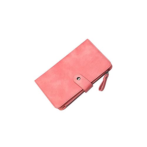 SUICRA Damen Geldbörse Geldbörse for Frauen, Klein und Licht, große Kapazität, Multifunktion, leicht zu lagern, empfindlich (Color : Pink) von SUICRA