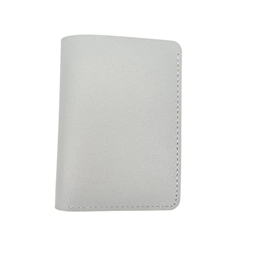 SUICRA Damen Geldbörse Ladies Wallet Short Ultrathin Model High-Capacity Card Purse Multi-Card Slot Handbag Simple Multicolor (Color : White) von SUICRA