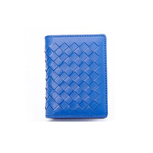 SUICRA Damen Geldbörse Sheep Skin Card Brieftasche garantiert Designer Mode-Stil Unisex-Kartenhalter (Color : Blue) von SUICRA