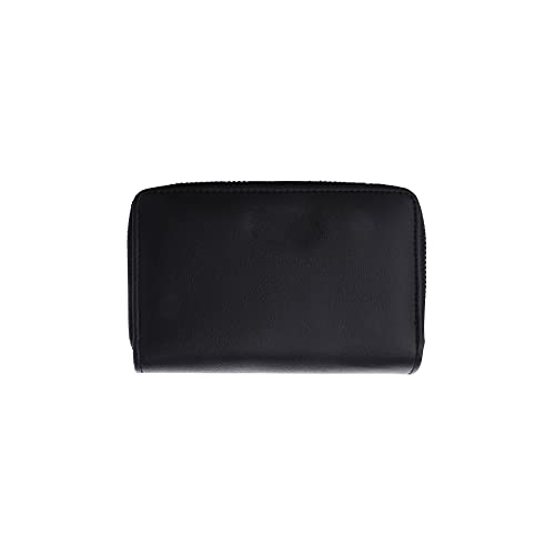 SUICRA Damen Geldbörse Wallets for Women Genuine Leather Women Purses Classic Ladies Card Holder Luxury Coin Clutch Money Handbag (Color : Black) von SUICRA