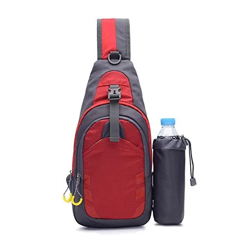 SUICRA Damen-Schultertaschen Travel Backpack, Outdoor Sports Backpack, Waterproof, Mountaineering (Color : Red) von SUICRA