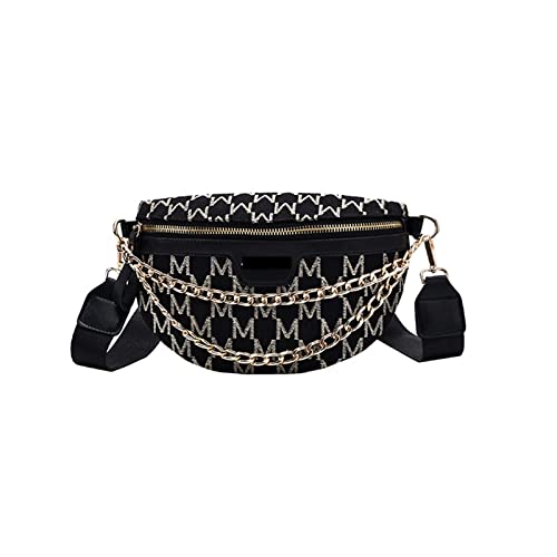 SUICRA Damen-Umhängetaschen Female Ethnic Style Waist Bag with Adjustable Strap Variegated Color Fanny Pack with Fringe von SUICRA