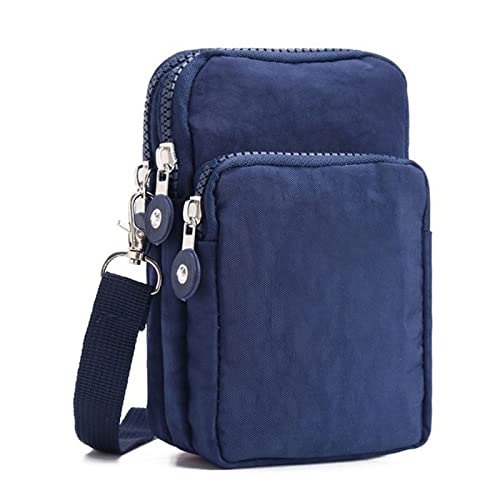 SUICRA Handtaschengriff-Geldbörsen Sports Wallet Phone Bag for Women Men Wallet Shoulder Casual Bag Belt Handbag Purse Coin Wallet Retro Key Holder Money Bag von SUICRA