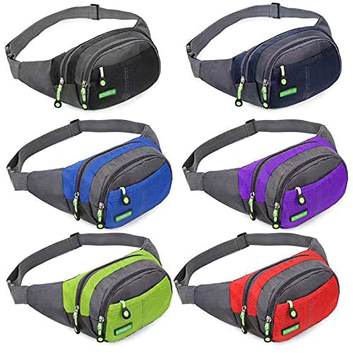 SUICRA Handtaschengriff-Geldbörsen Women and Man NewSports Fashion Waterproof Chest Bag Unisex Waist Bag Ladies Waist Packs Belly Belt Bag (Color : Black) von SUICRA