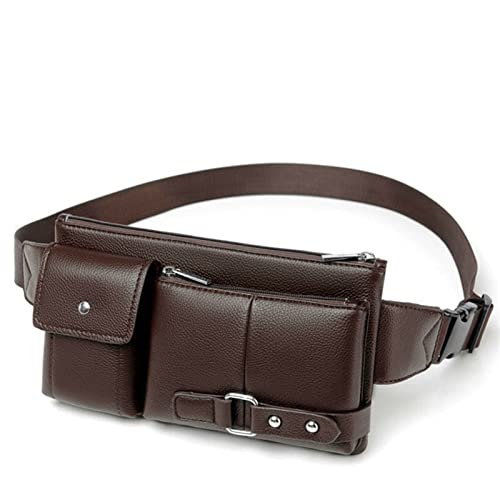 SUICRA Herren-Schultertaschen Waterproof Men's Waist Bag Chest Bag Outdoor Sports Cross Bag Men's Belt Bag Hip Waist Bag (Color : B) von SUICRA