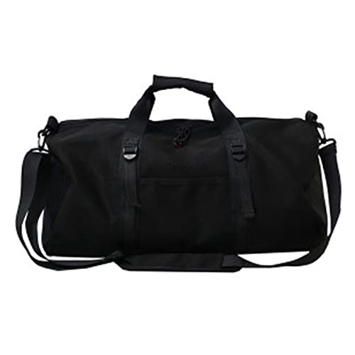 SUICRA Herren-Tragetaschen Outdoor-Gymnastik-Taschen wasserdichte Oxford Sporttasche Männer Frauen Training Fitness Reise Handtasche Yoga Matt Tasche Sport Training Handtasche (Color : Black) von SUICRA