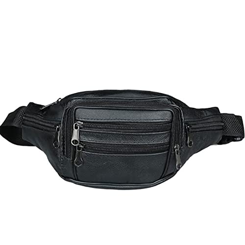 SUICRA-Hüfttaschen Brust Taille Tasche Vintage Männer Große Kapazität Crossbody Reise Reißverschluss wasserdichte Fanny Multifunktions-Taschen (Color : 4) von SUICRA