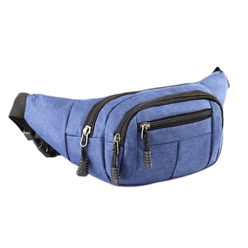 SUICRA-Hüfttaschen Hip Belly Banana Bum Chest Belt for Men Women Waist Bag Male Female Fanny Pack Pouch Murse Purse Kidney Row Bumbag (Color : Blue) von SUICRA