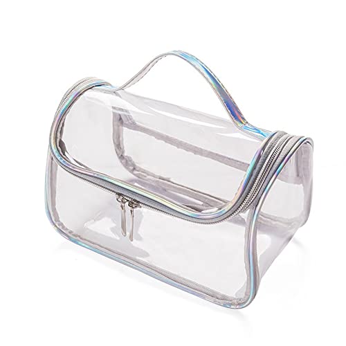 SUICRA Kosmetiktaschen Waterproof Transparent Travel Makeup Bag Women Zipper Wash Organizer Storage Toilet Toiletry Bag Make Up Cosmetic Case von SUICRA