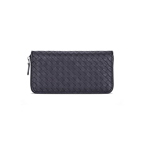 SUICRA Leder-Geldbörse Echtes Leder Frauen Geldbörsen Lange Reißverschluss Herren Telefon Brieftasche Damen Clutch Taschen Mobiltelefon Brieftaschen Kartenhalter Männer Geldbörse von SUICRA