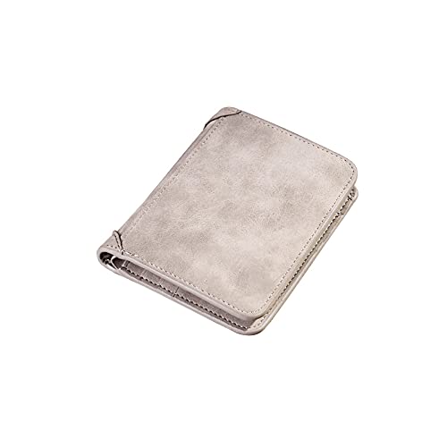 SUICRA Leder-Geldbörse Männerbranche Leder Billfold Slim Hipster Cowhide Credit Card/ICH WÜRDE Inhaber Fügt Münze Geldbörsen Luxus Business Faltbare Brieftasche (Color : E) von SUICRA