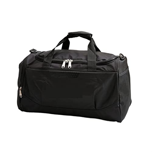SUICRA Reisetasche Arrive Travel Bags Business Handbags Men Women Casual Waterproof Luggage Duffle Bag Portable Travel Totes Bags (Color : Black) von SUICRA