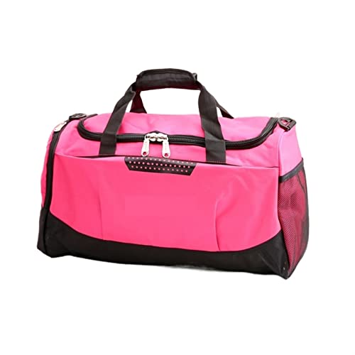 SUICRA Reisetasche Arrive Travel Bags Business Handbags Men Women Casual Waterproof Luggage Duffle Bag Portable Travel Totes Bags (Color : Pink) von SUICRA