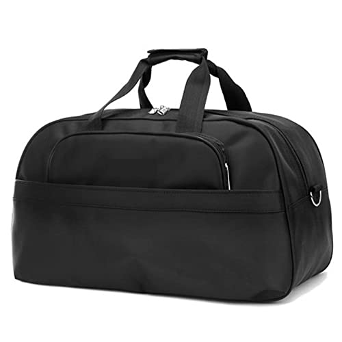 SUICRA Reisetasche Large Capacity Men Travel Bags Portable Weekend Handbags Black Luggage von SUICRA