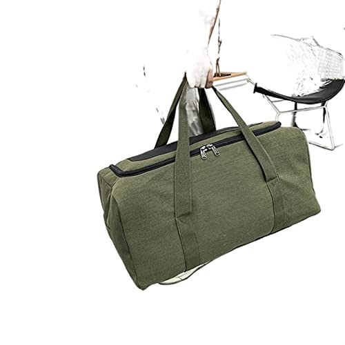 SUICRA Reisetasche Men Travel Bags Large Capacity Luggage Women Travel Duffle Bags Canvas Big Travel Tote Handbag Folding Trip Bag (Color : Amy Green) von SUICRA