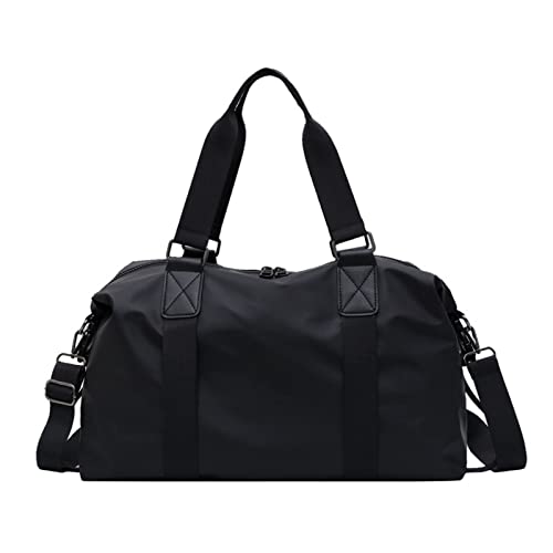 SUICRA Reisetasche Nylon Waterproof Travel Bag Sports Bags Men/Women Handbags Tote Shoulder Crossbody Bag Duffle Multifunction Luggage Bags (Color : Ivory) von SUICRA