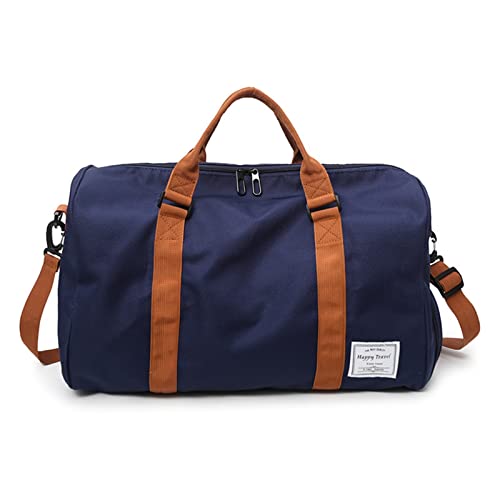 SUICRA Reisetasche Travel Bag Large Capacity Men Hand Luggage Travel Duffle Bags Weekend Bags Women Multifunctional Travel Bags (Color : Red) von SUICRA