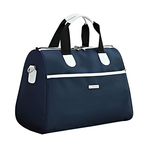 SUICRA Reisetasche Waterproof Large Capacity Travel Bag Women Luggage Duffle Bag Casual Women Shoulder Traveling Bag (Color : Blue) von SUICRA