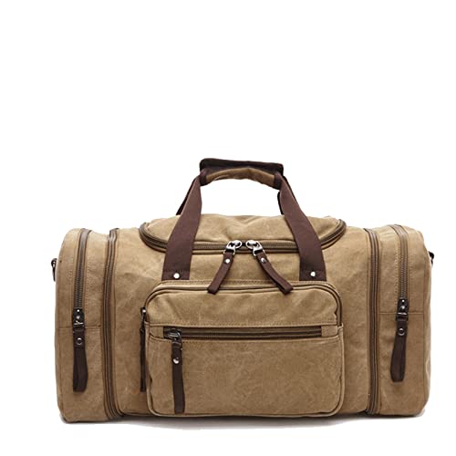 SUICRA Schultertaschen für Herren Leinwand Reisetaschen Große Kapazität Tragen Sie auf Gepäcktaschen Männer, Duffel Bag Travel Tote Weekend Bag von SUICRA