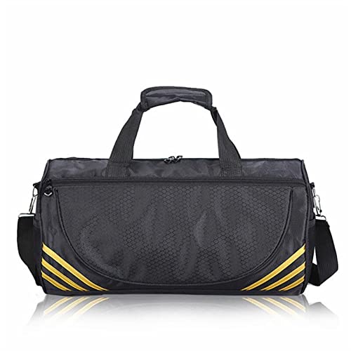 SUICRA Sporttaschen Sport Bag Training Gym Bag Men Woman Outdoor Fitness for Yoga Waterproof Nylon Tote for Gym Bag (Color : Metallic) von SUICRA