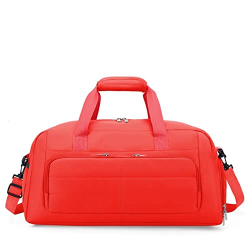 SUICRA Sporttaschen Swimming Fitness Bag Travel Bag Female Large Capacity Light Storage Male Luggage Baga (Color : Red) von SUICRA