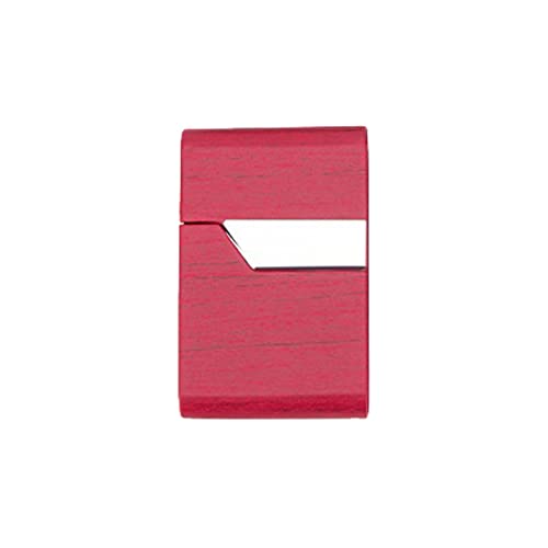 SUICRA-Visitenkartenhalter Card Holders Metal Credit Cards Business Card Holders Storage Bags Wallets Wallets (Color : Red) von SUICRA