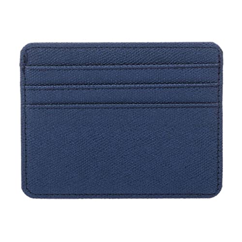 SUICRA Visitenkartenhalter Kartenhalter Kartenhalter Slim Bank Kreditkarte ID-Karten Münzbeutel Tasche Brieftasche Organizer Damen Herren Dünne Visitenkarten-Geldbörse (Color : Blue) von SUICRA