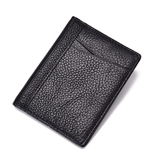 SUICRA-Visitenkartenhalter Mini Kreditkartenetui Geldbörse Super Slim Soft Wallet Leder Geldbörse Kartenhalter Herren Geldbörse Dünn Klein von SUICRA