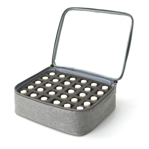 SUIOPPYUW Nagellackhalter Organizer Aufbewahrungsbox für Maniküristen, Nagel Organizer Aufbewahrungsbox, Stoff Nagellack Aufbewahrungskoffer, C von SUIOPPYUW