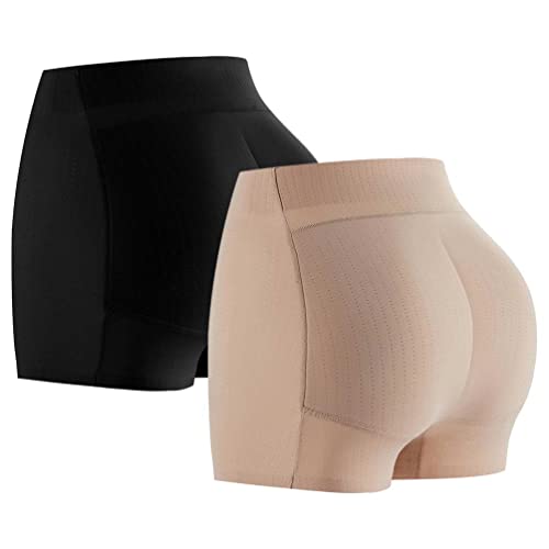 SUIUOI 2PCS Womens Fake Butt Lifter Hip, High Waist and Abdomen Enhancer Control Panties Fake Ass Padded Panties Hip Enhancer Body Shaper Shapewear, Fake Buttock Boyshorts Briefs SUIUOI 2PCS Womens Fake Butt Lifter Hip, High Waist and Abdomen Enhancer Control Panties Fake Ass Padded Panties Hip Enhancer Body Shaper Shapewear, Fake Buttock Boyshorts Briefs von SUIUOI