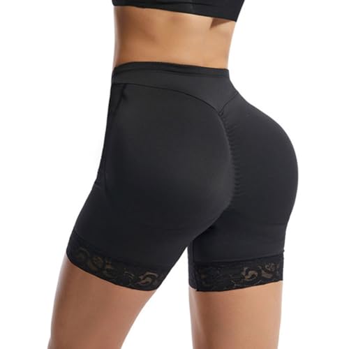 SUIUOI Damen Bauchweg Unterhose,Shapewear mit Bein Hose Spitze Miederhose Stark Formend,Shaping Unterwäsche Leggings Body Shaper Miederpants,Unter Rock Kurz Hose Leggings Anti Chafing Miederhose von SUIUOI