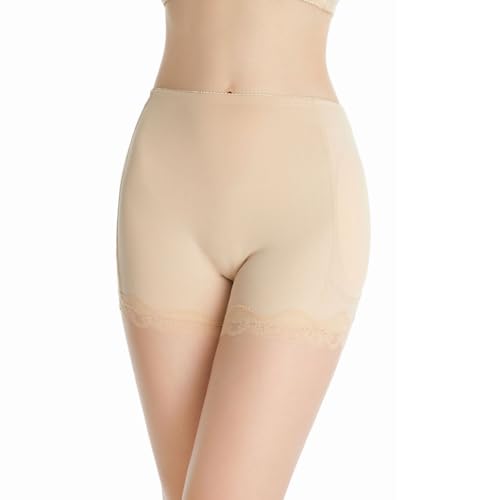 SUIUOI Damen Bauchweg Unterhose,Shapewear mit Bein Hose Spitze Miederhose Stark Formend,Shaping Unterwäsche Leggings Body Shaper Miederpants,Unter Rock Kurz Hose Leggings Anti Chafing Miederhose von SUIUOI